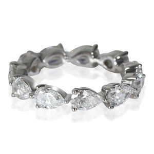 myGemma Lab-Grown Diamond Wedding Band in 14K White Gold 3.96 CTW